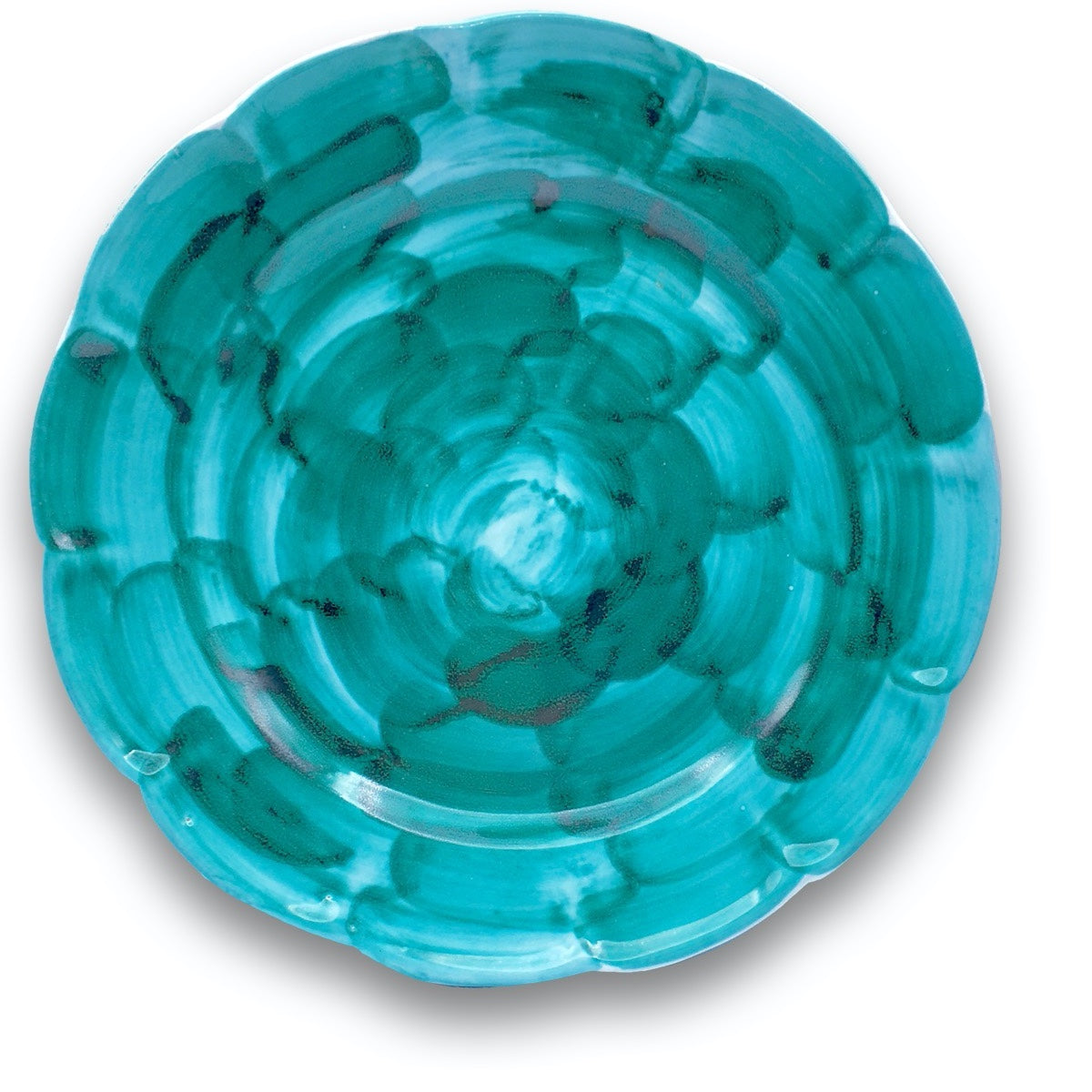 Piatto in ceramica di Vietri Monocolore