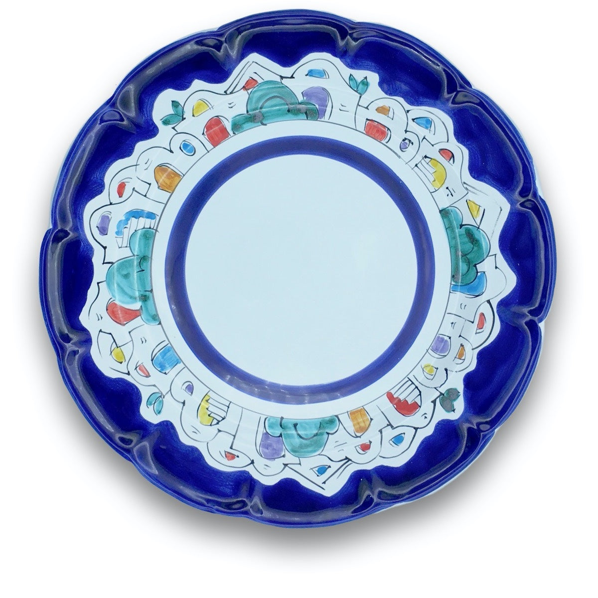 Piatto in ceramica di Vietri Naif