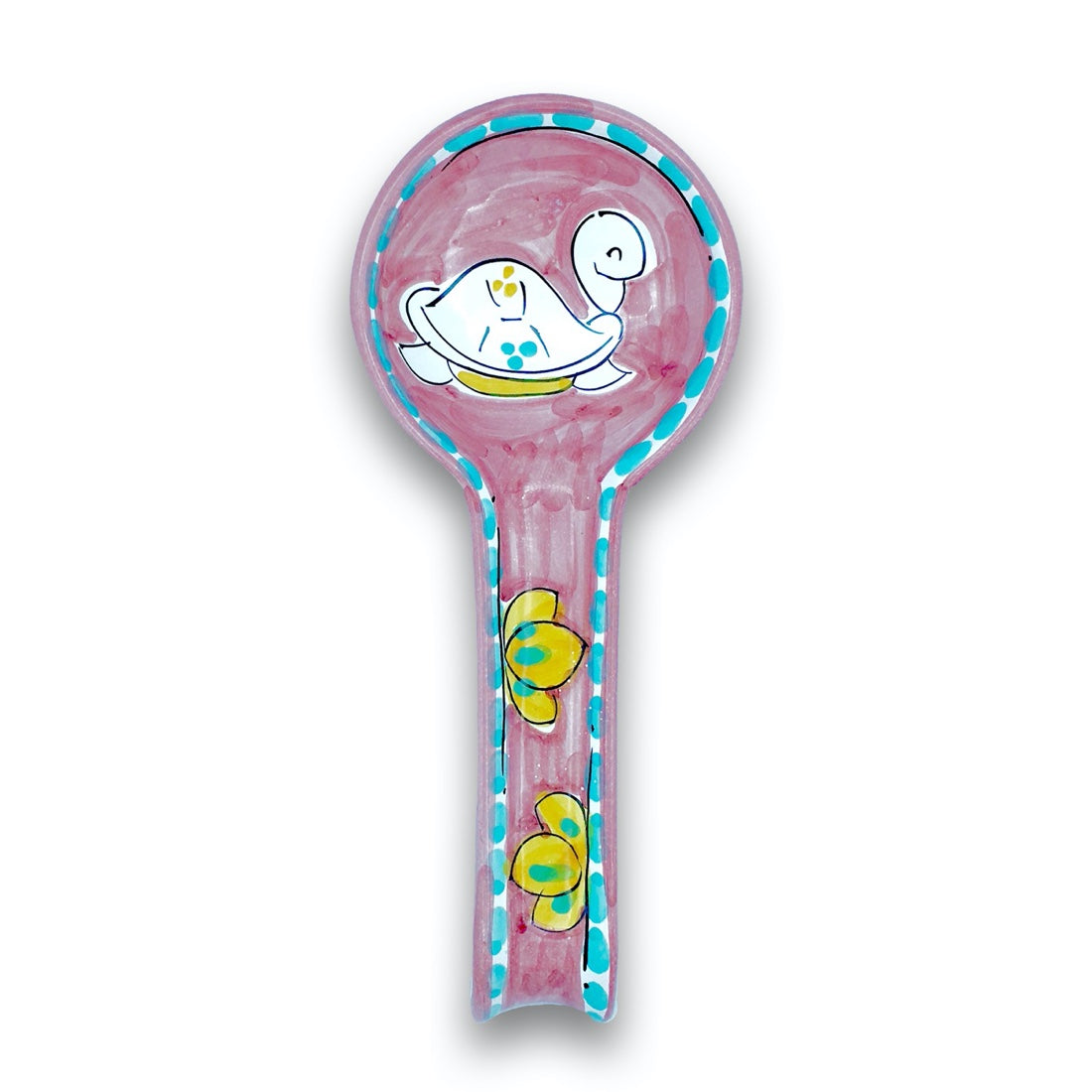 Poggiamestolo Roma in ceramica di Vietri