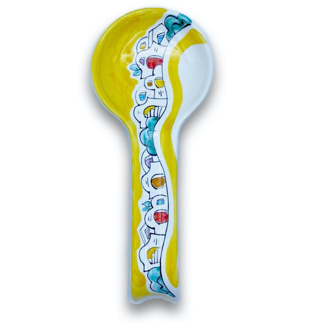 Poggiamestolo Roma in ceramica di Vietri