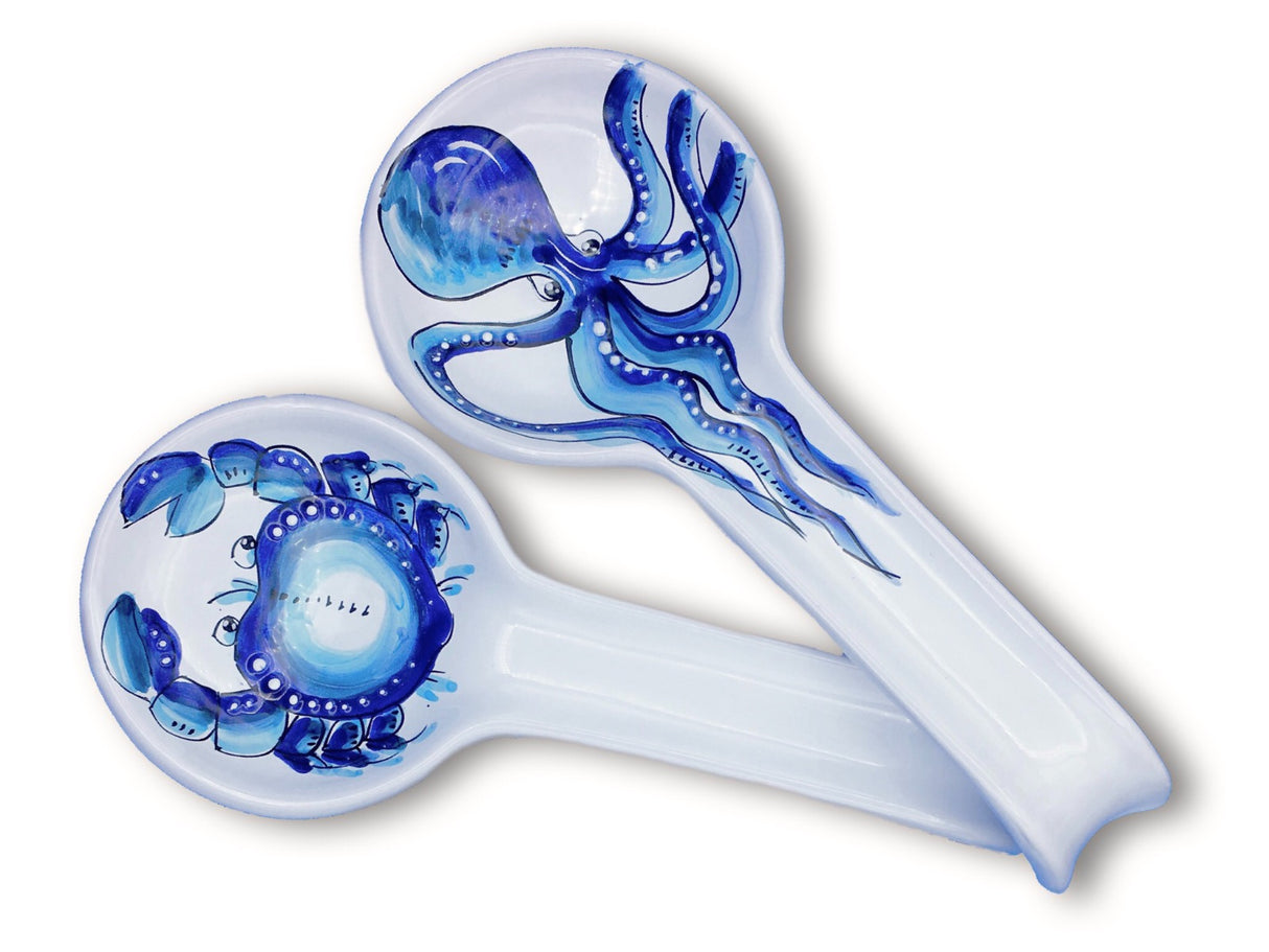 Poggiamestolo Roma in Ceramica Vietrese MARE MAGNUM