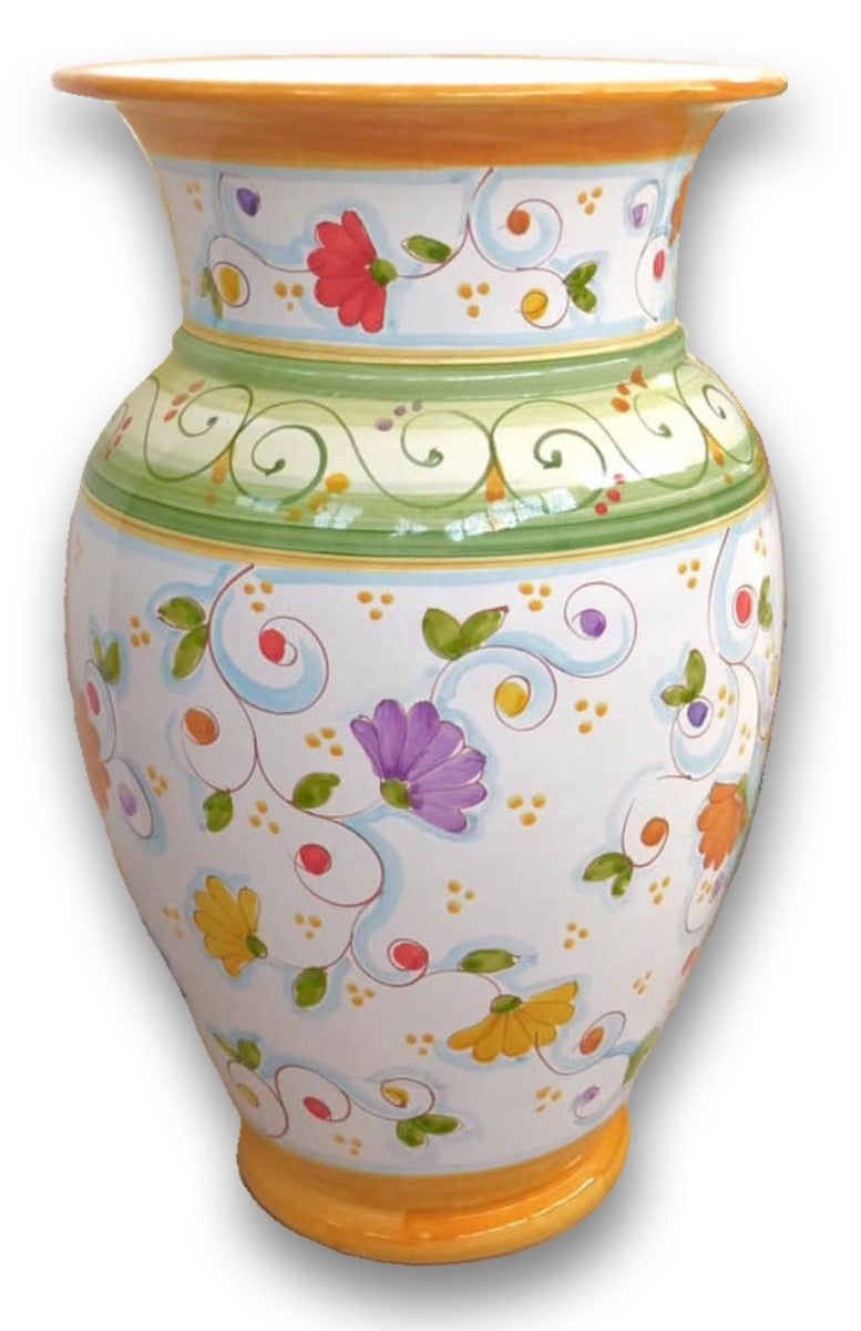 Porta Ombrelli Anfora in Ceramica Vietrese