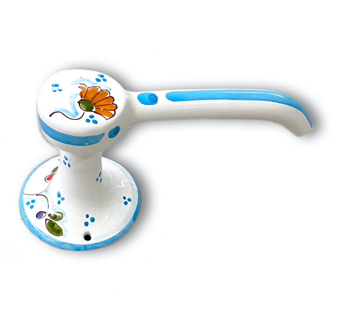 Porta Rotolo Carta Igienica in Ceramica Vietrese DECORI MISTI