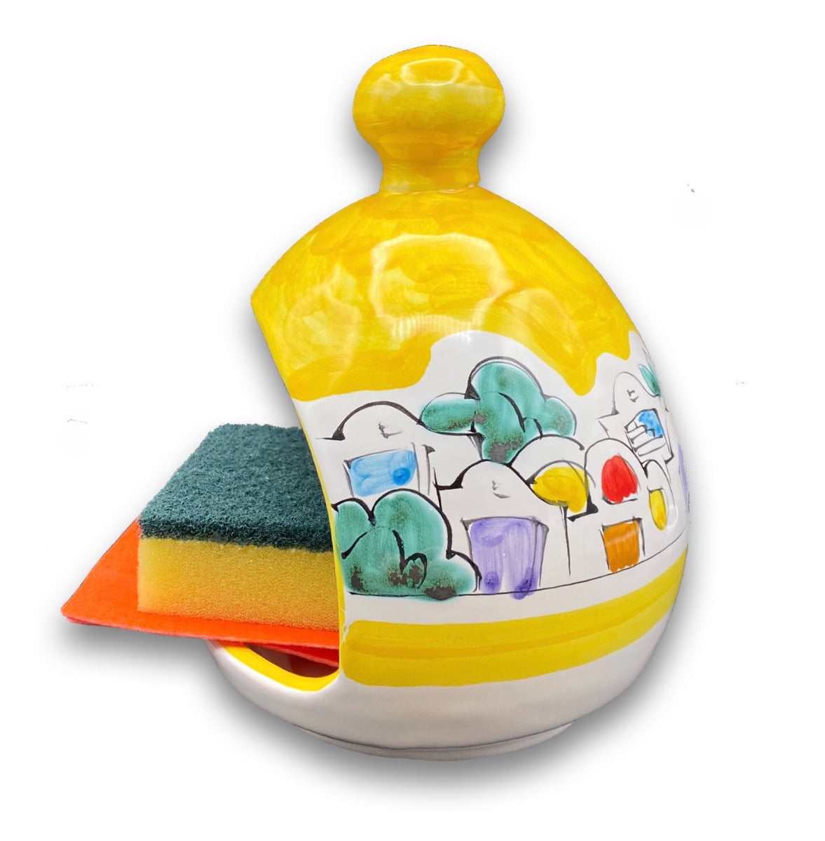 PORTA SPUGNA IN CERAMICA DI VIETRI