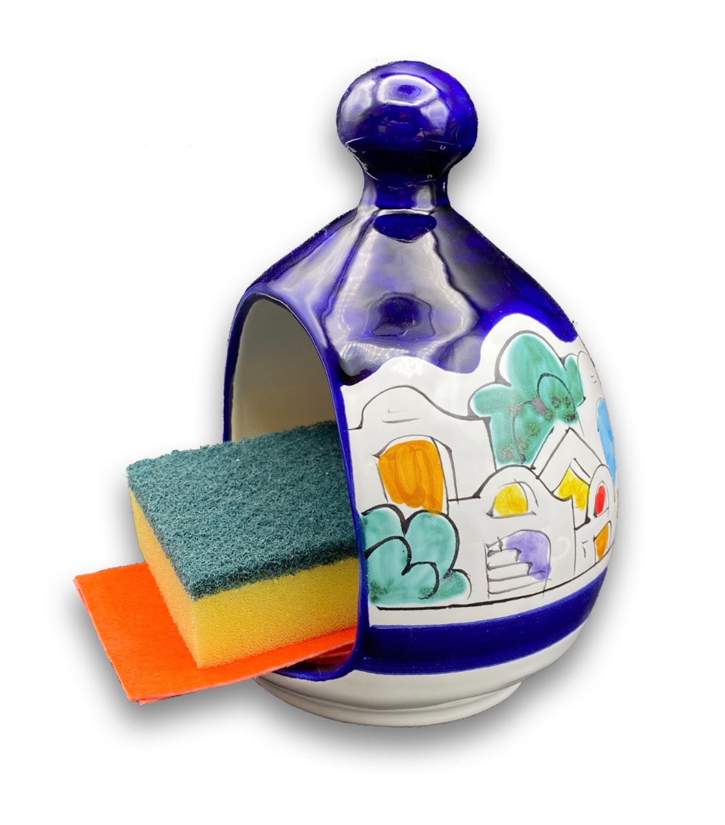 PORTA SPUGNA IN CERAMICA DI VIETRI