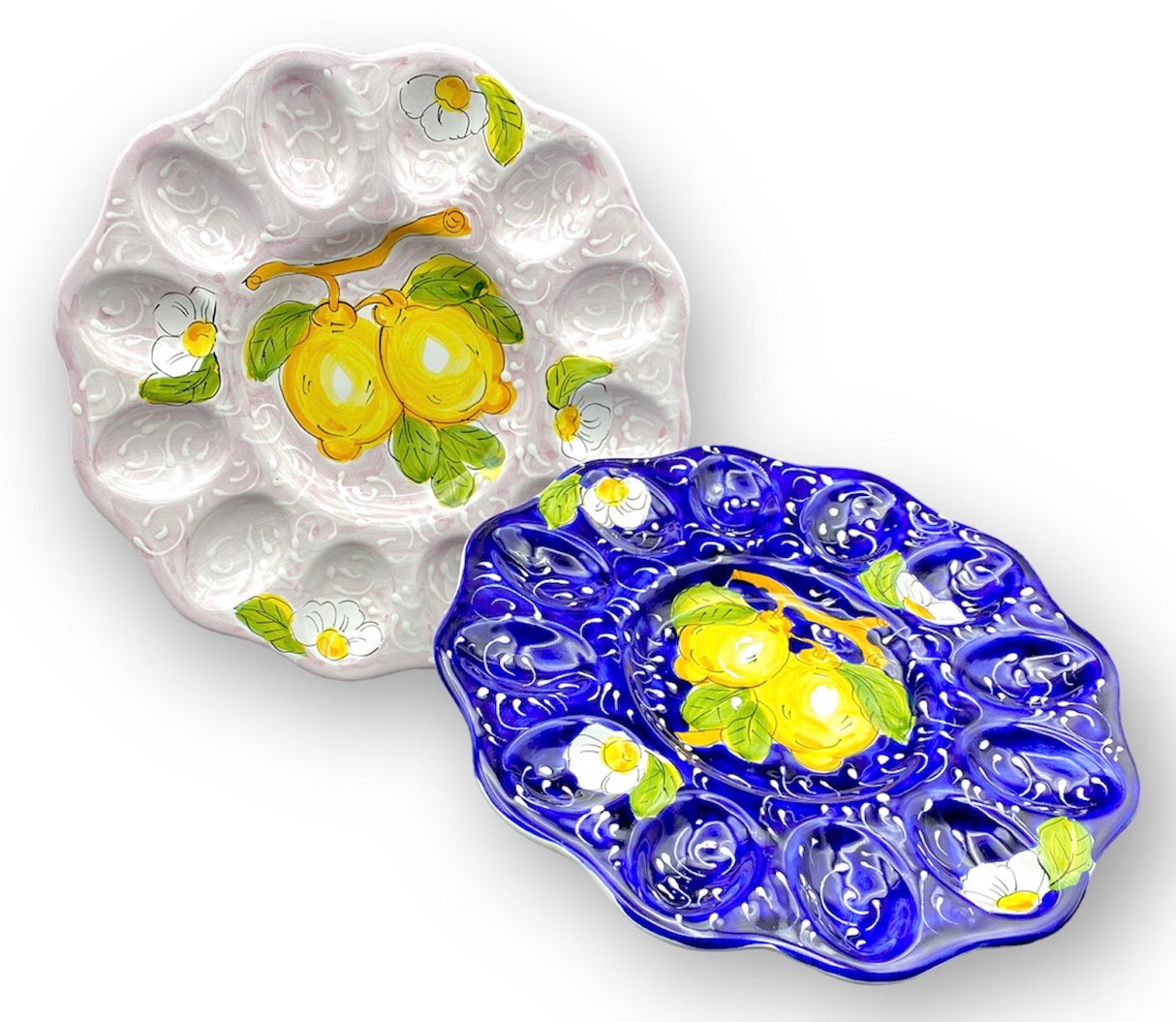 Piatto porta uova Pasqua in ceramica di Vietri