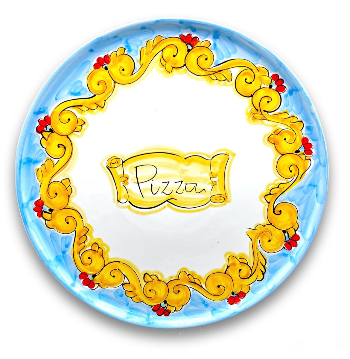 Piatto Pizza in ceramica di Vietri