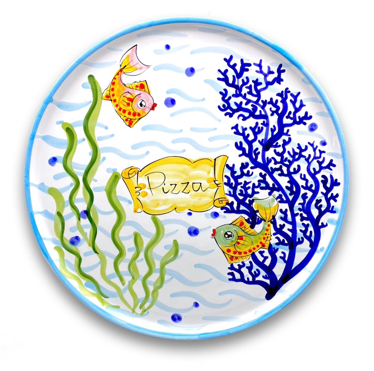 Piatto Pizza in ceramica di Vietri