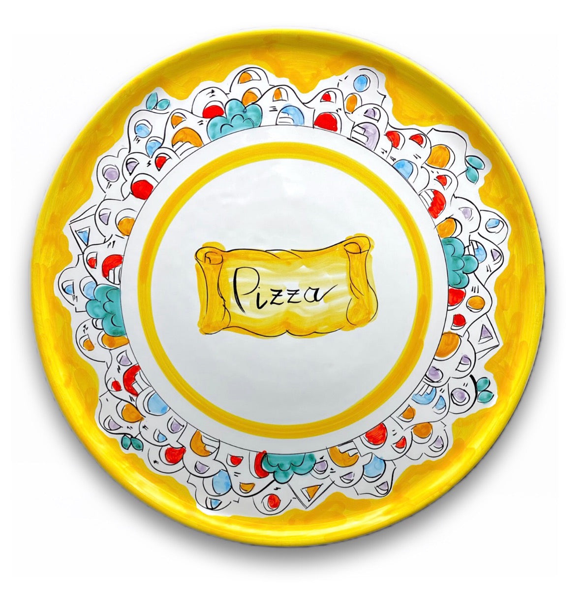 Piatto Pizza in ceramica di Vietri