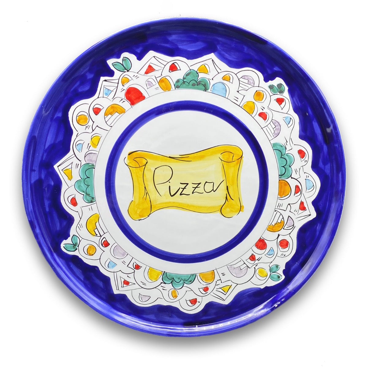 Piatto Pizza in ceramica di Vietri