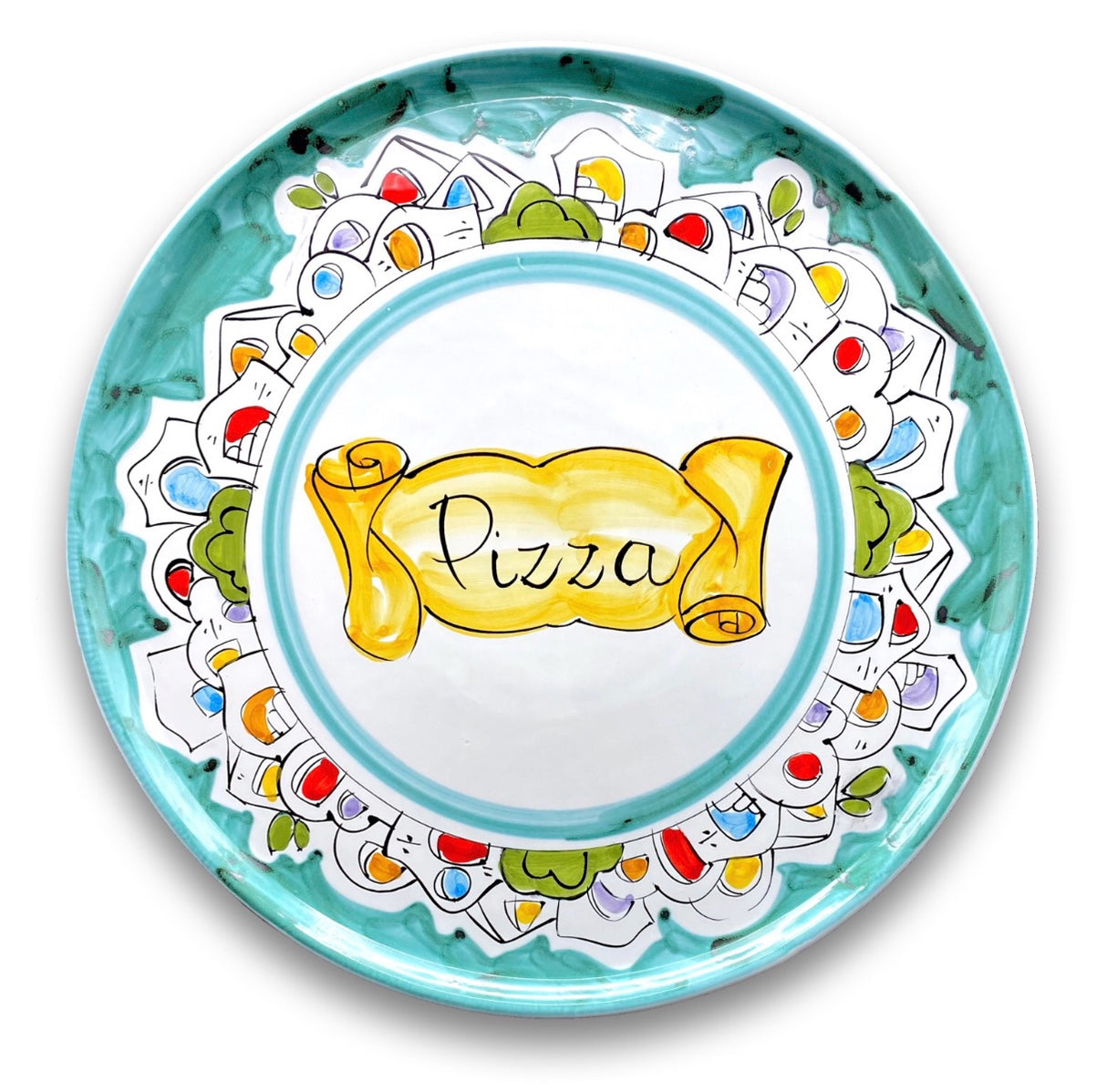 Piatto Pizza in ceramica di Vietri