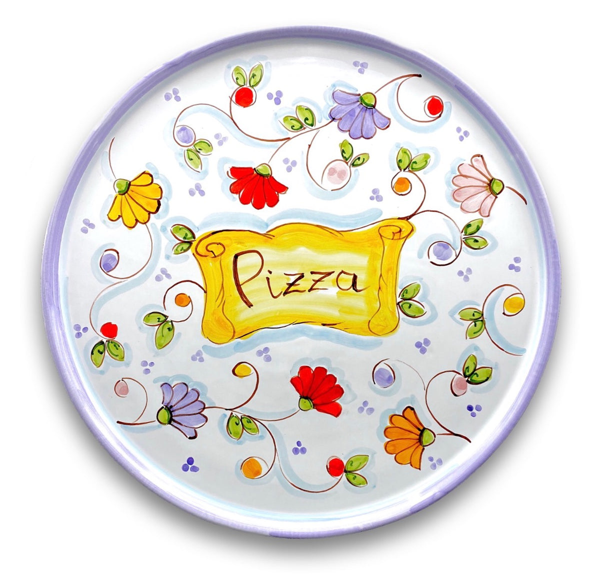 Piatto Pizza in ceramica di Vietri