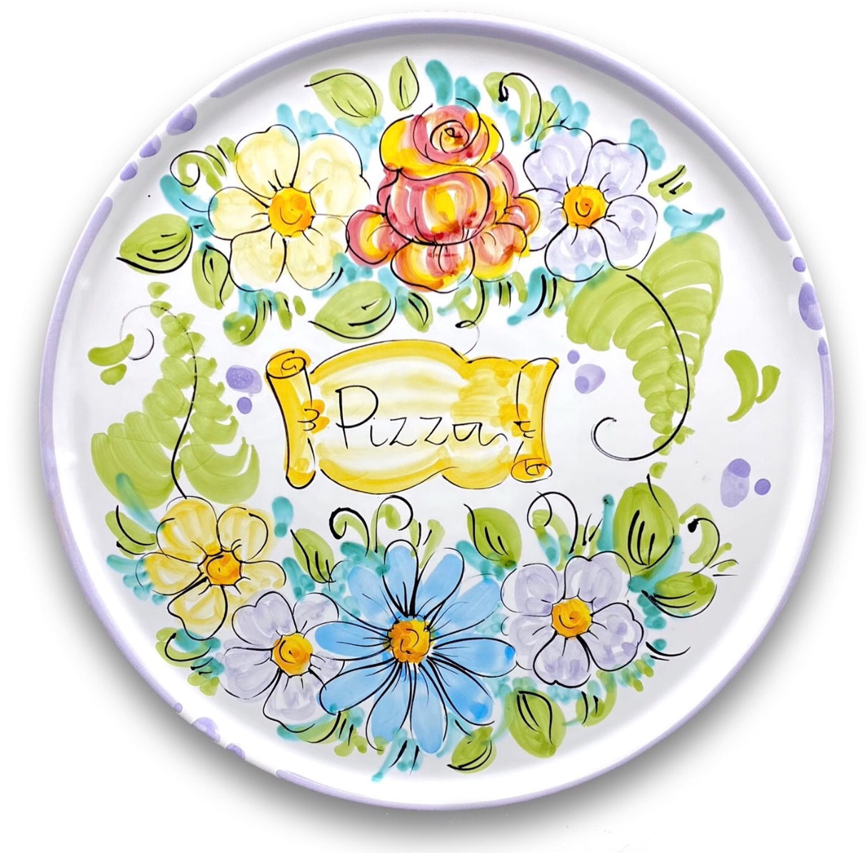 Piatto Pizza in ceramica di Vietri