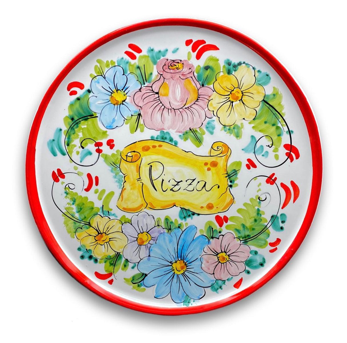 Piatto Pizza in ceramica di Vietri