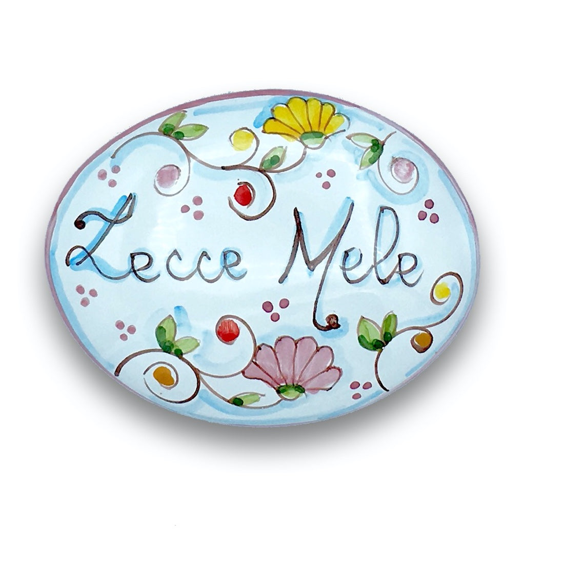 Targa fuori porta in ceramica di Vietri