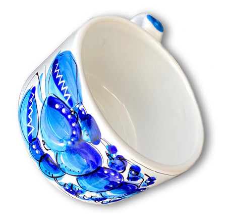 Tazza da tè in ceramica di Vietri Linea Mare