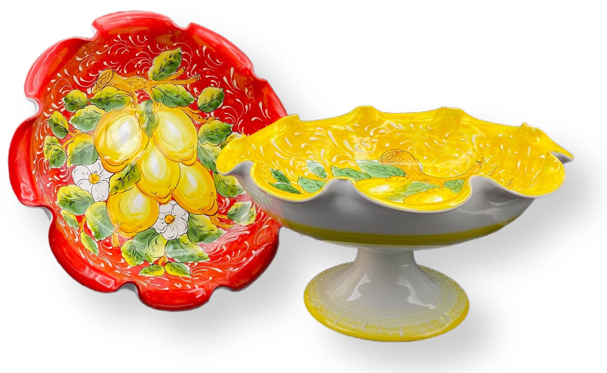 Alzatina in ceramica di Vietri