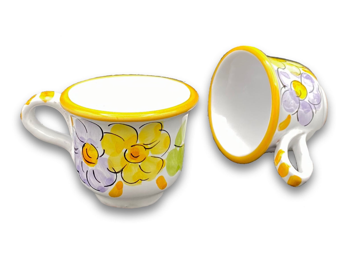 Tazzina Caffè in ceramica vietrese DECORO VIETRI ANTICO