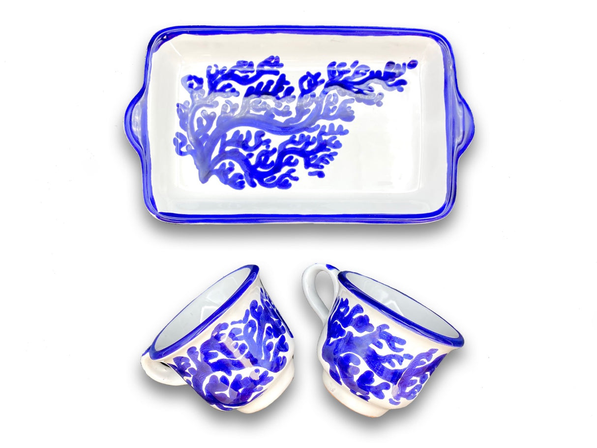 Servizio Caffè X 2 in ceramica di Vietri