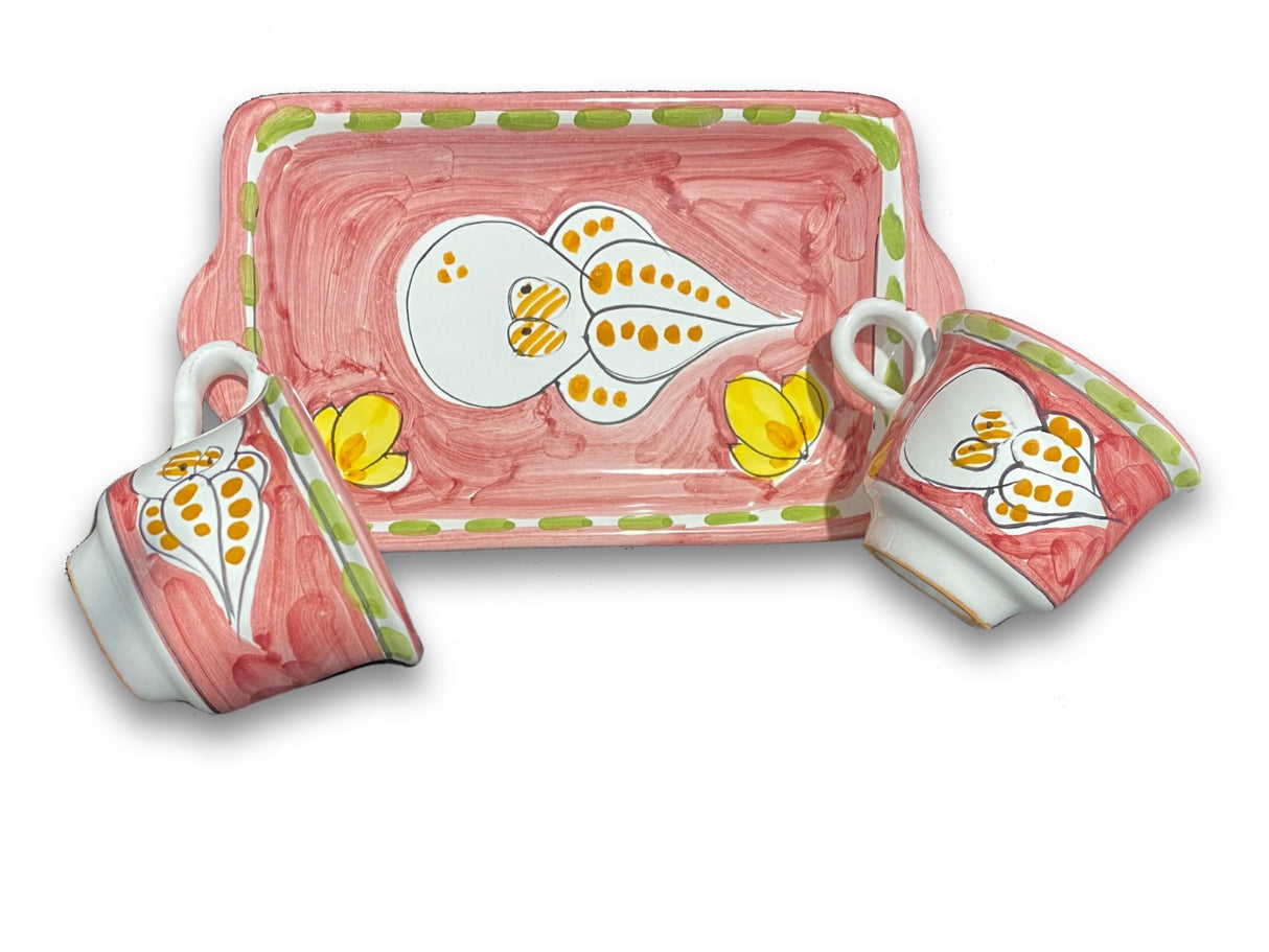 Servizio Caffè X 2 in ceramica di Vietri