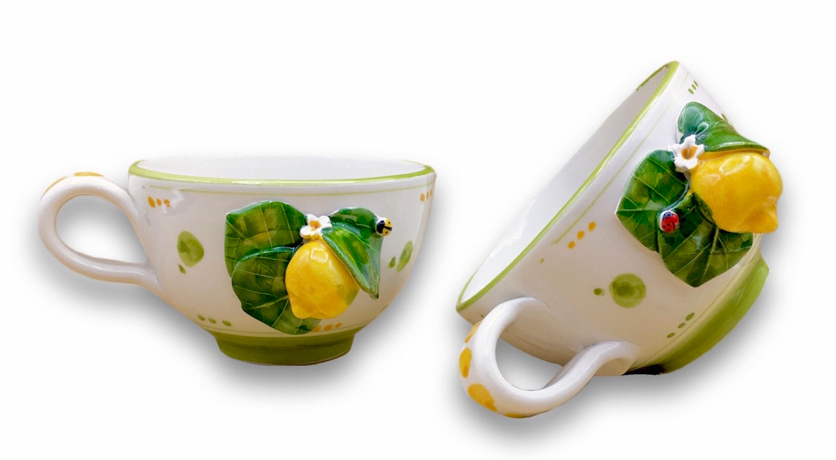 Tazza da Latte in Ceramica Vietrese