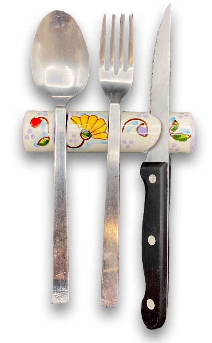 Poggia posate in ceramica di Vietri