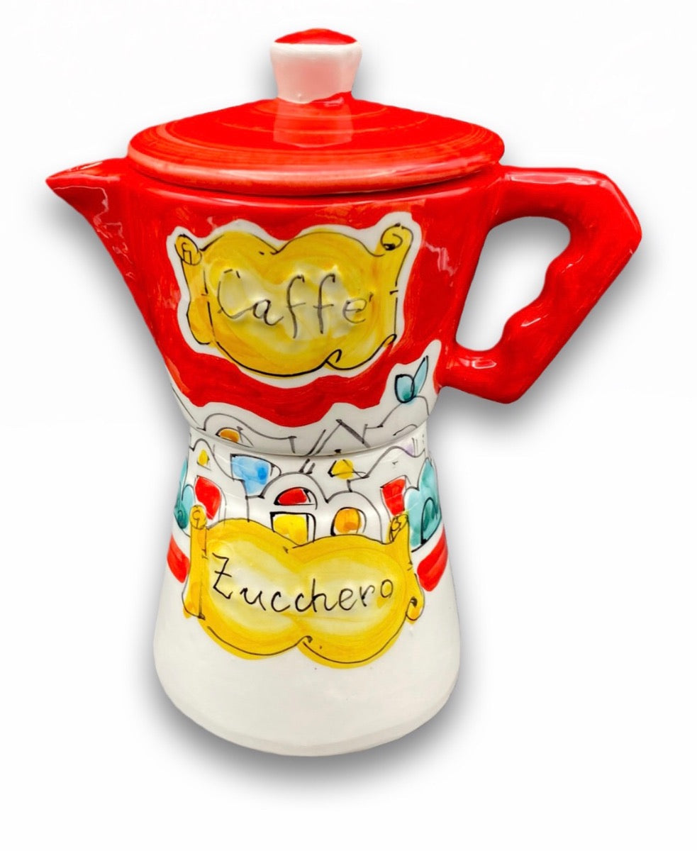 Moka in ceramica di Vietri