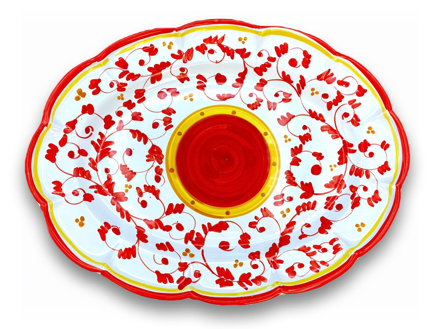 Ovale in ceramica di Vietri