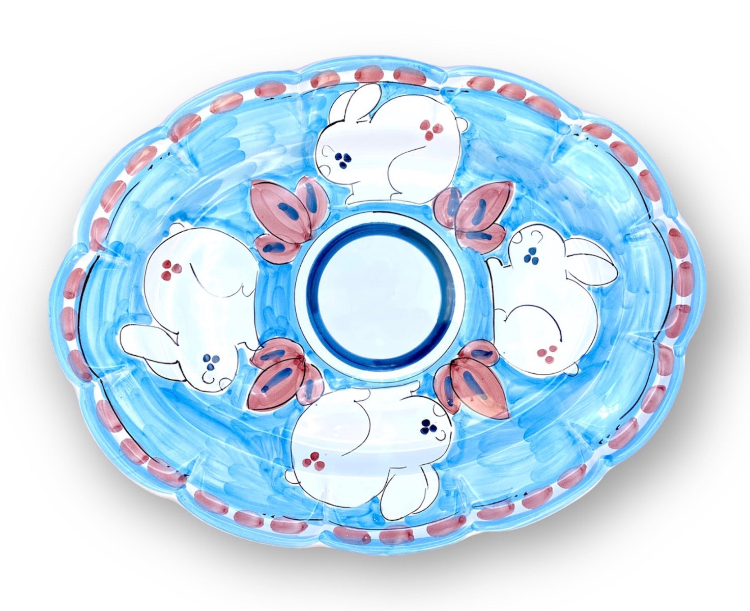 Ovale in ceramica di Vietri