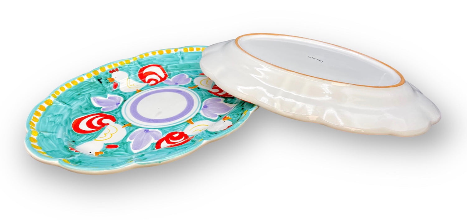 Ovale in ceramica di Vietri