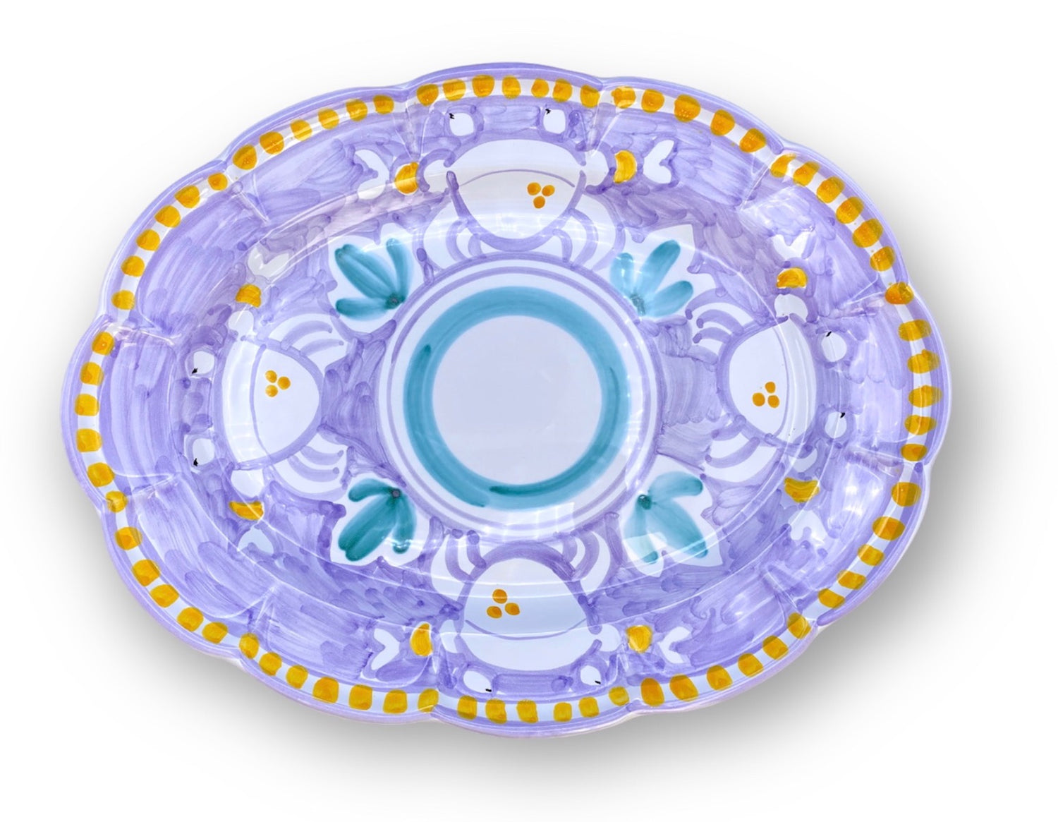 Ovale in ceramica di Vietri