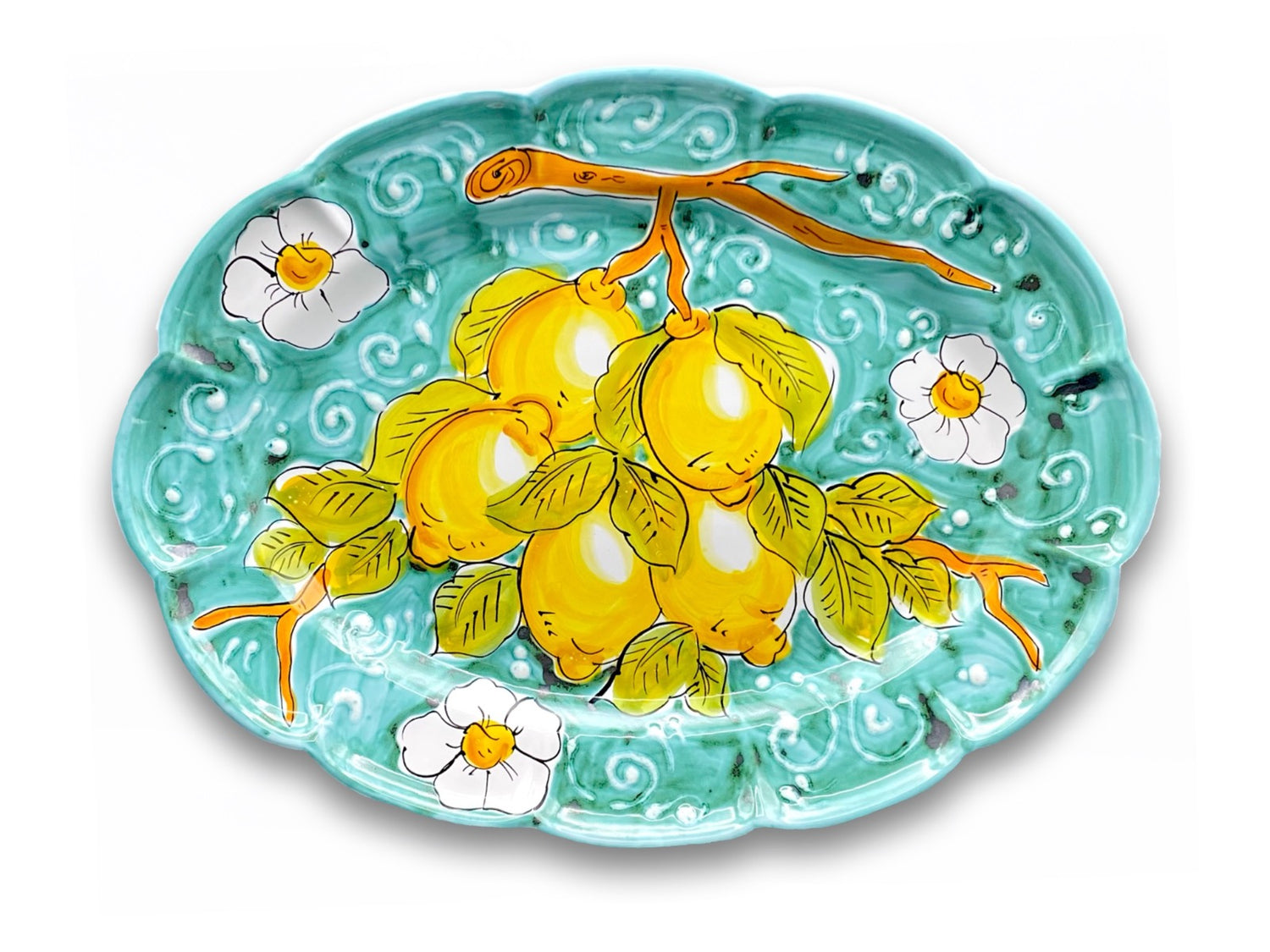 Ovale in ceramica di Vietri