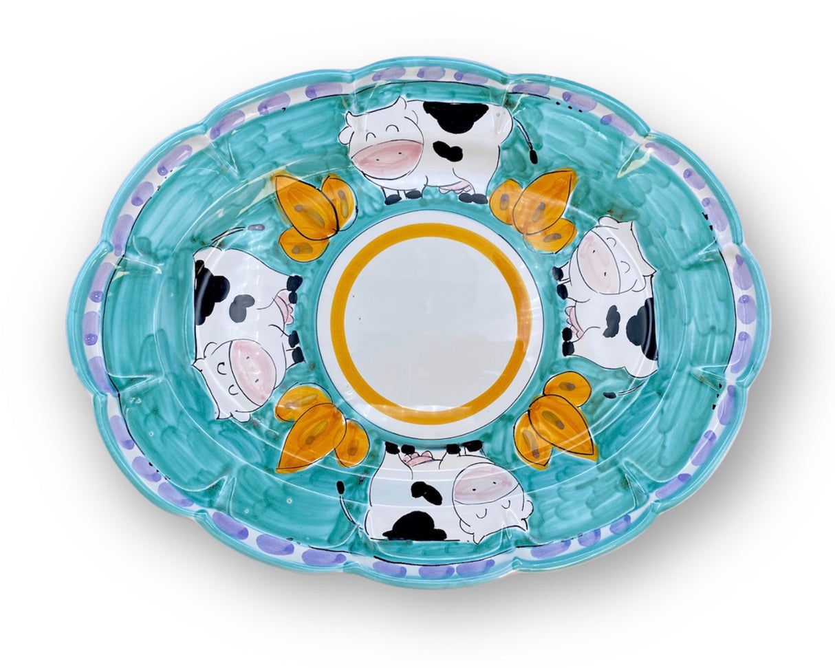 Ovale in ceramica di Vietri