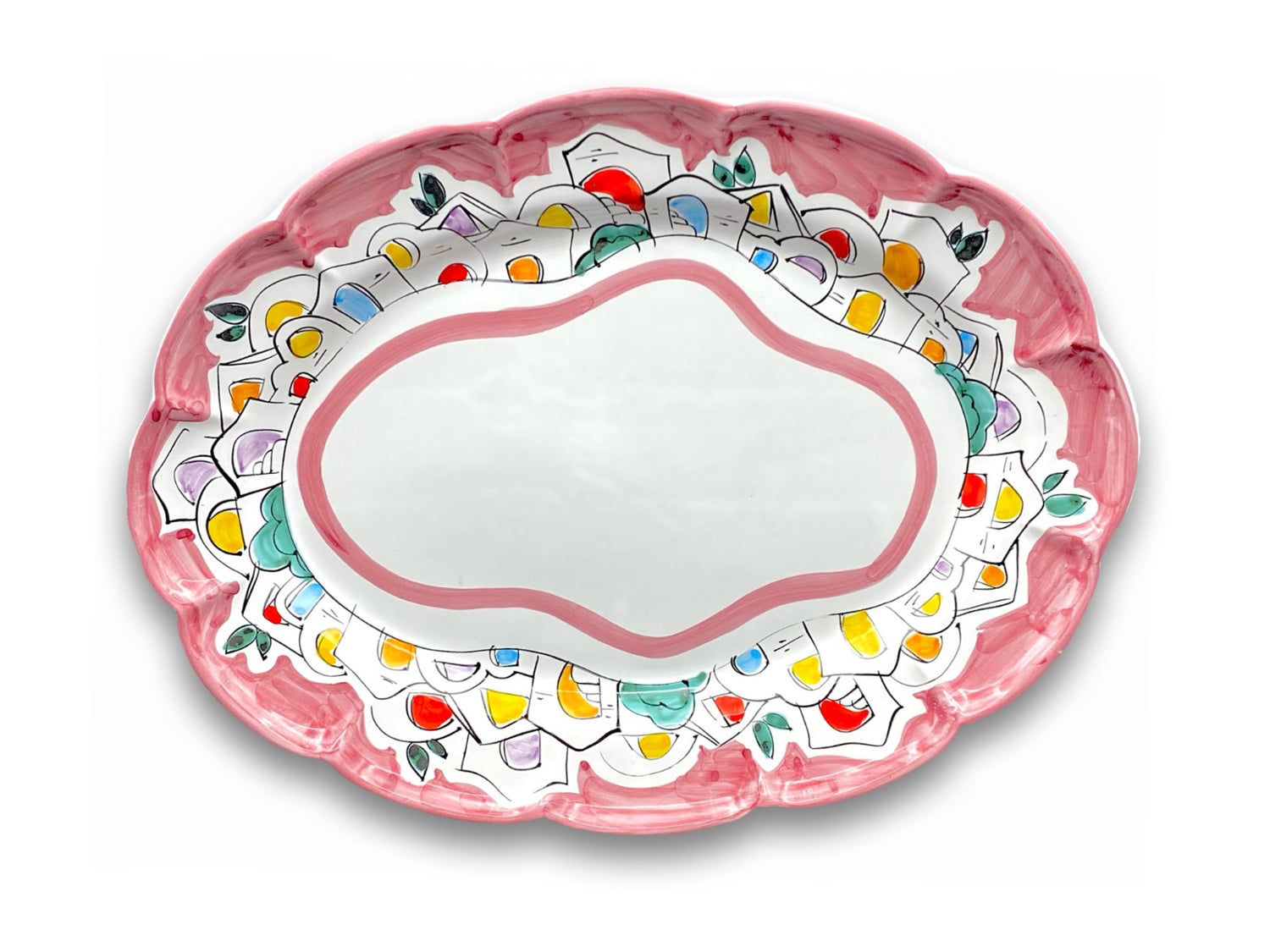 Ovale in ceramica di Vietri