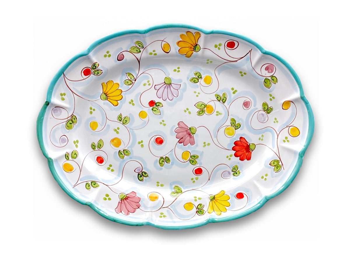 Ovale in ceramica di Vietri