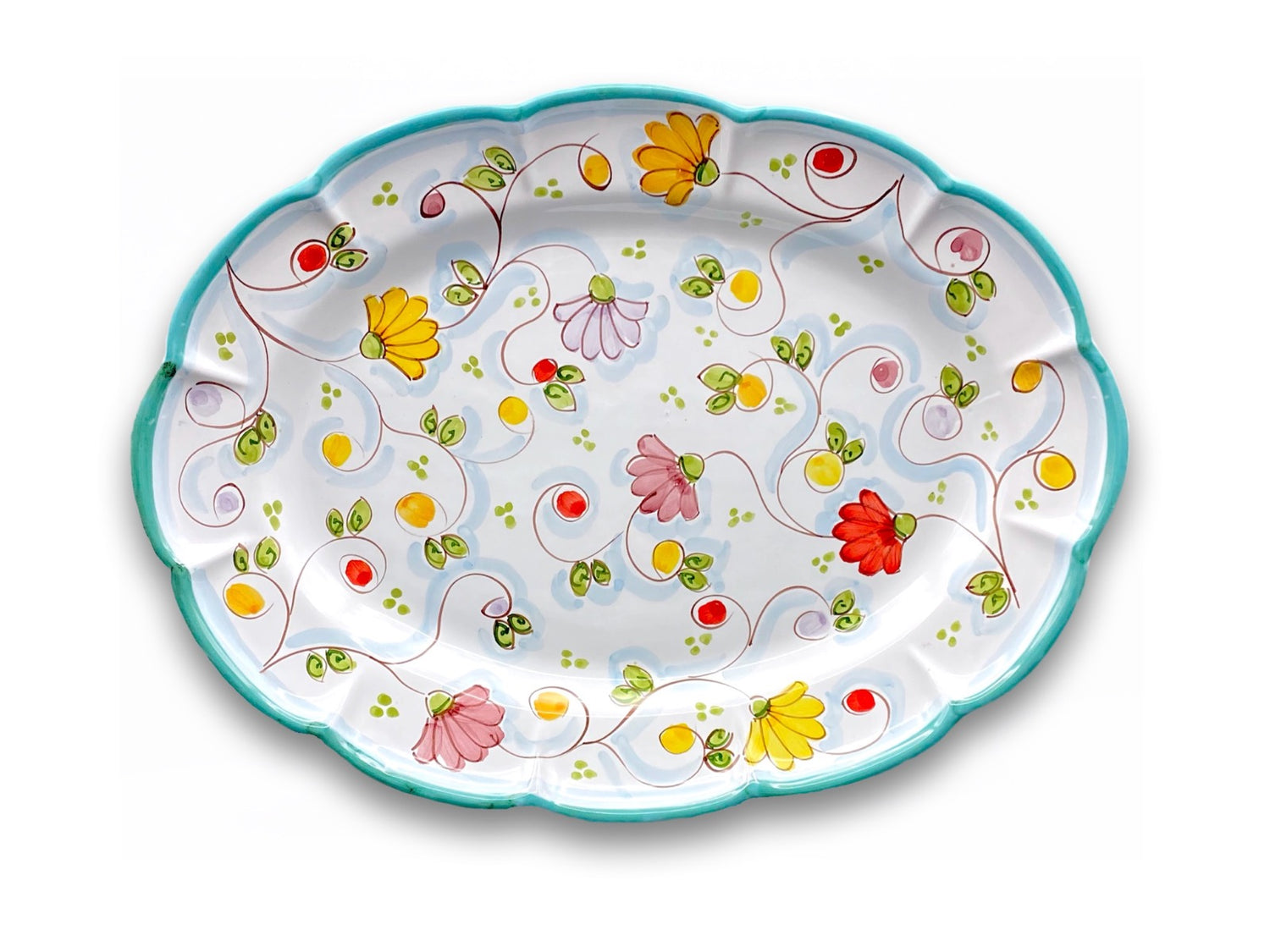 Ovale in ceramica di Vietri