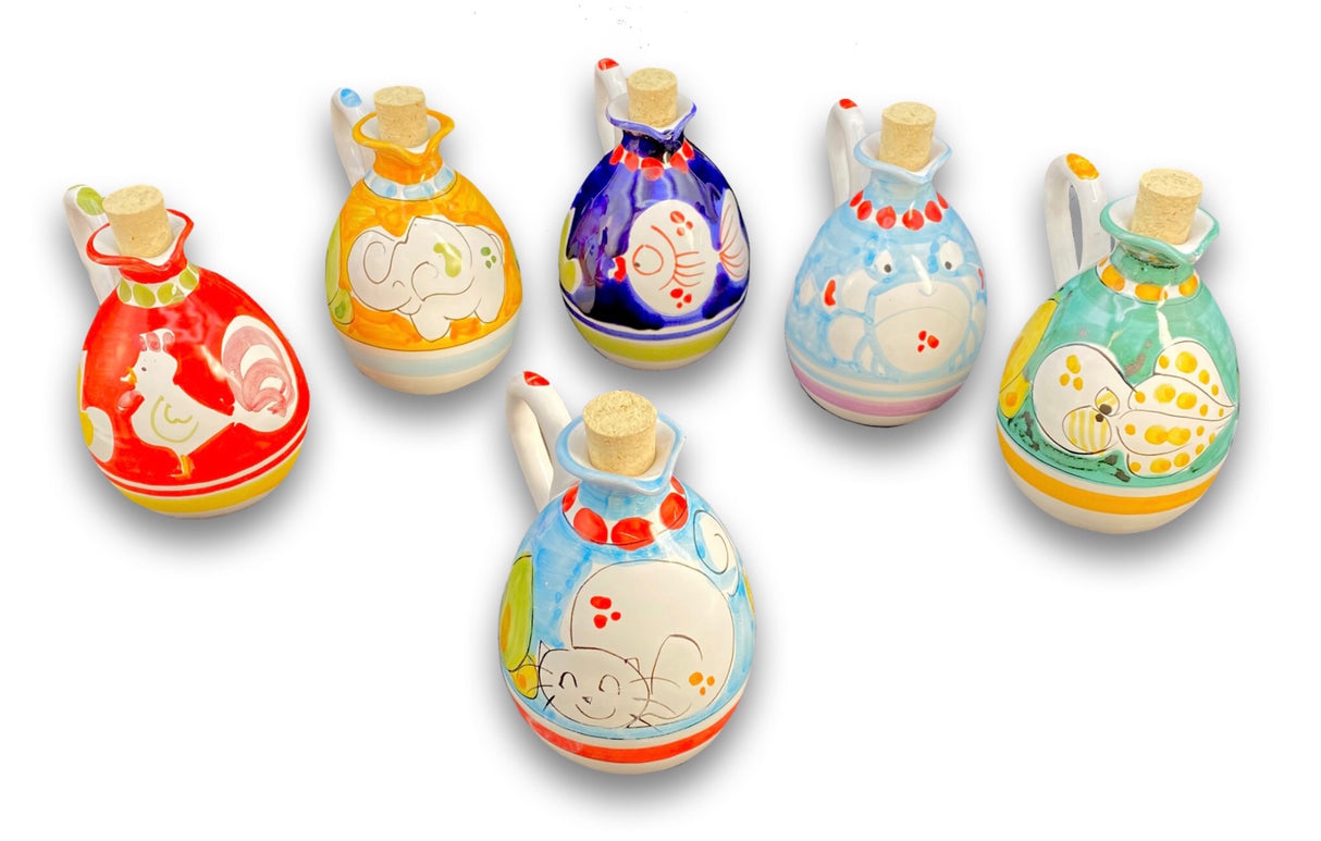 Oliera a goccia in ceramica di Vietri