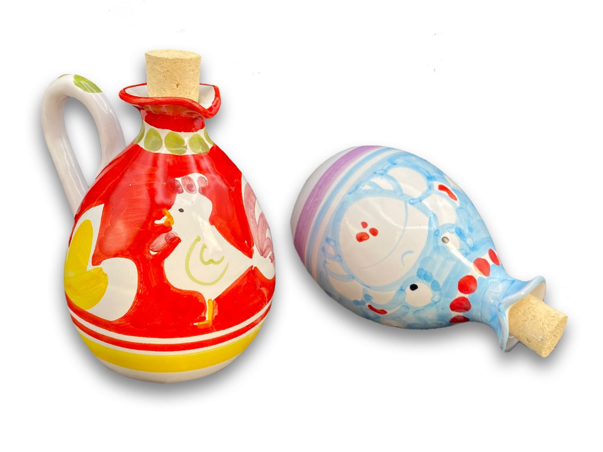 Oliera a goccia in ceramica di Vietri