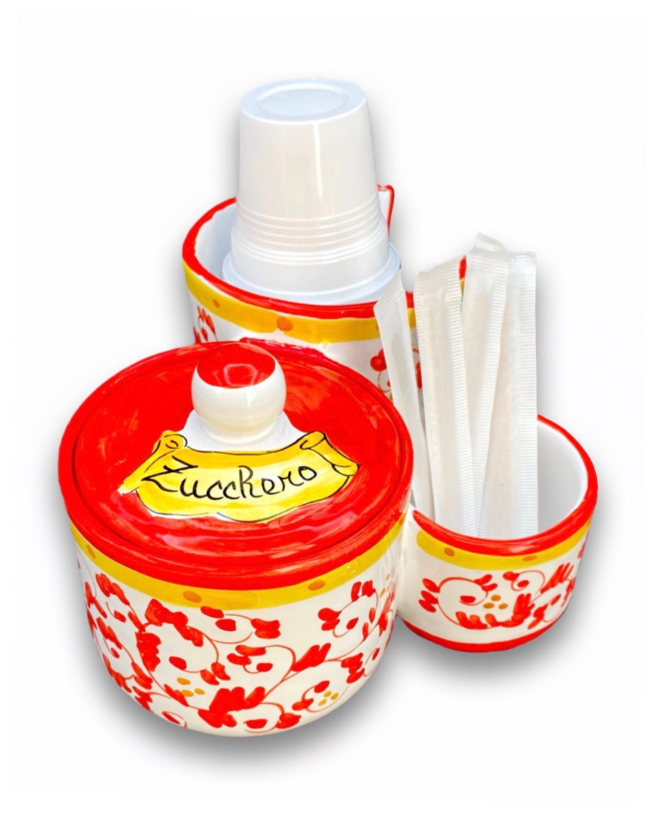 Kit Caffè in ceramica di Vietri