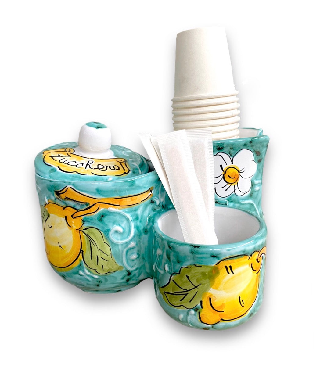 Kit Caffè in ceramica di Vietri