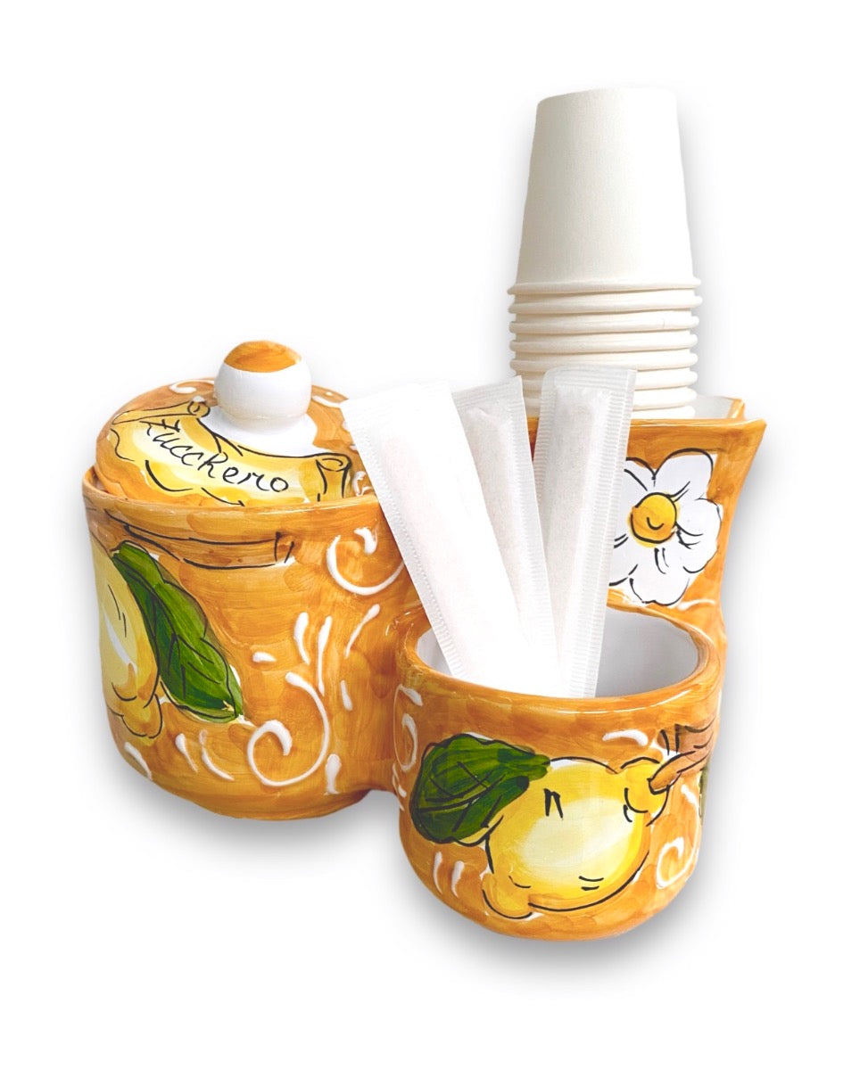 Kit Caffè in ceramica di Vietri