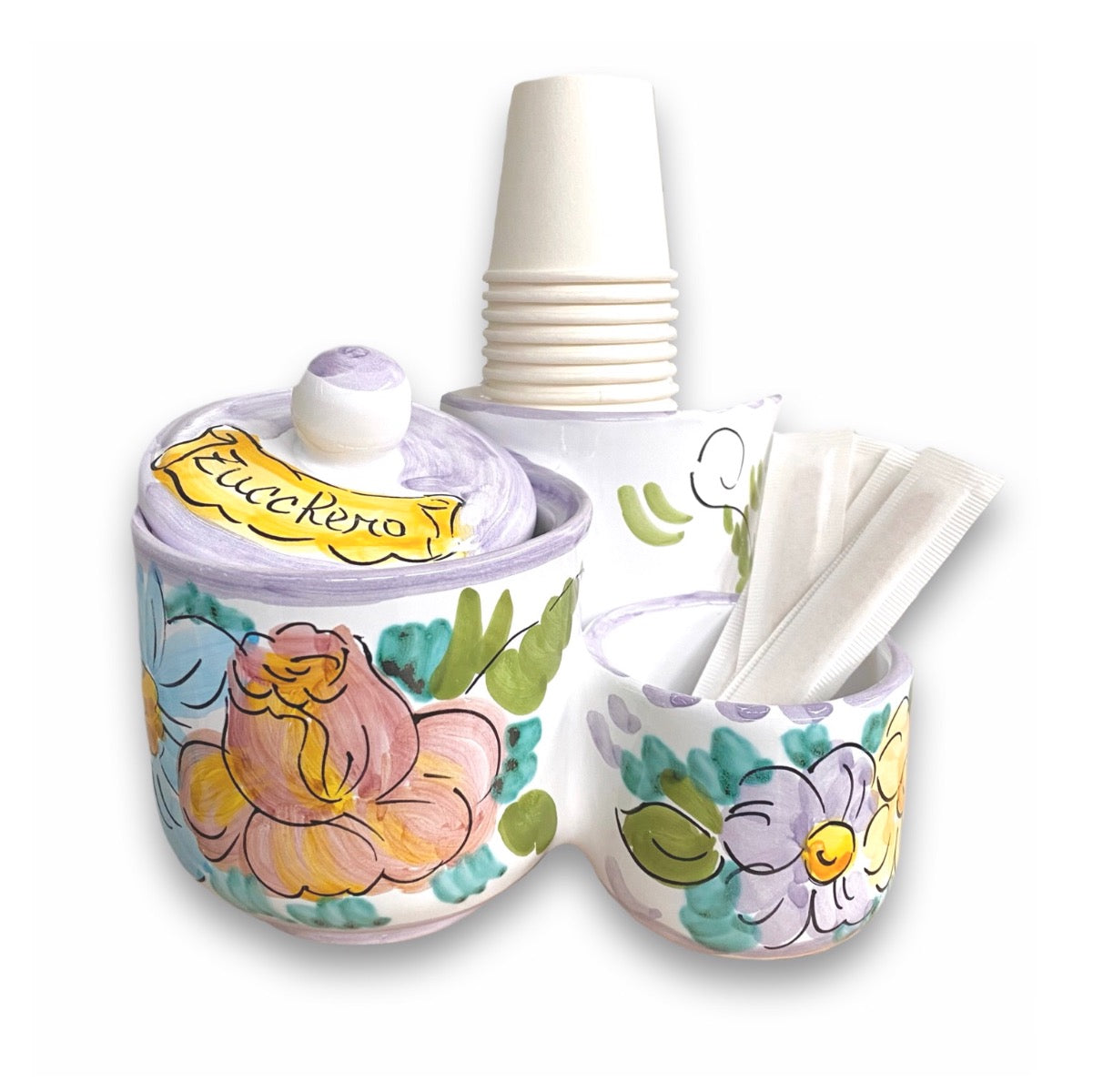 Kit Caffè in ceramica vietrese DECORO VIETRI ANTICO