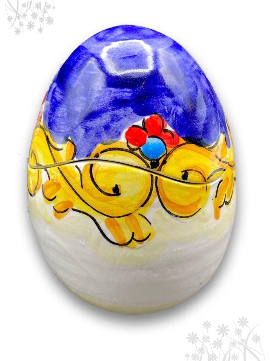 Uovo di Pasqua Contenitore in ceramica di Vietri