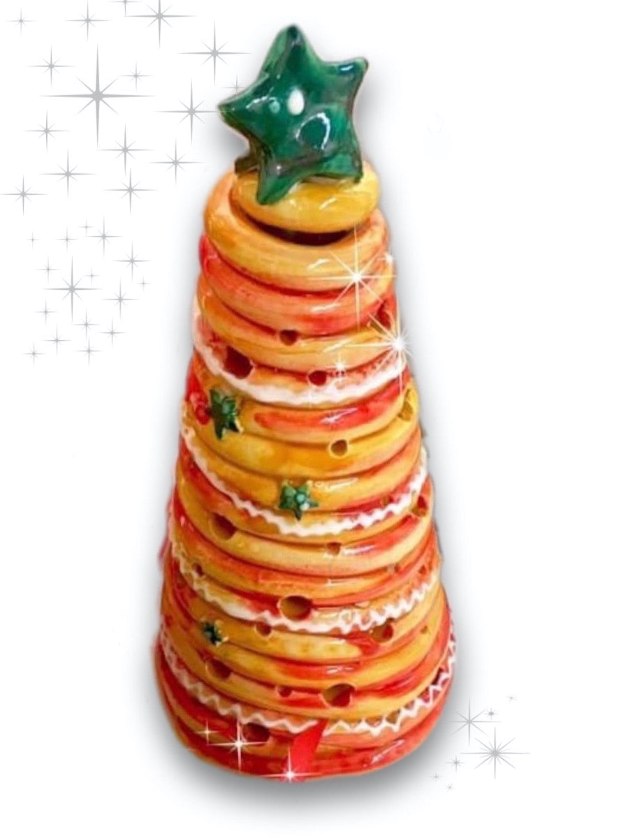 Albero Natale con led in ceramica di Vietri