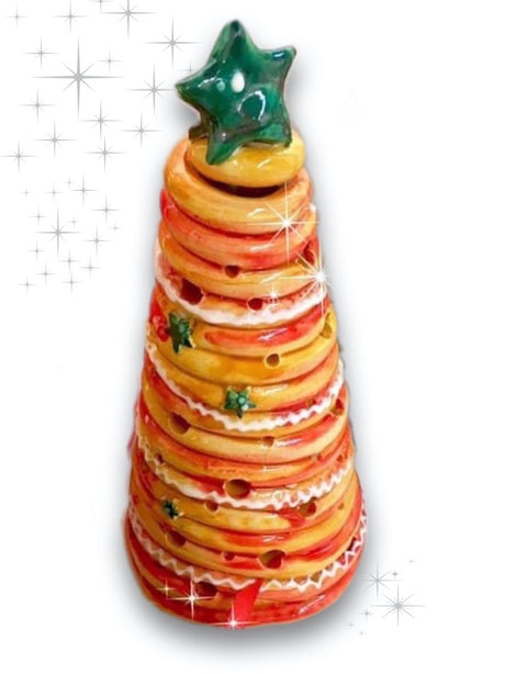 Albero Natale con led in ceramica di Vietri