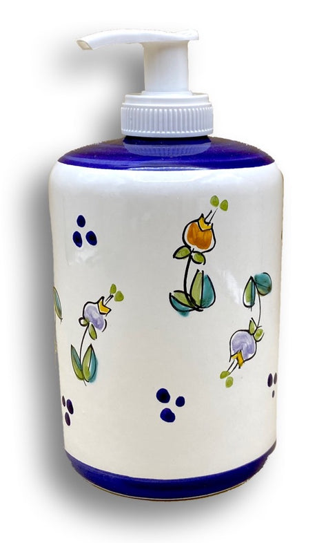 Dosatore sapone mani in ceramica di Vietri