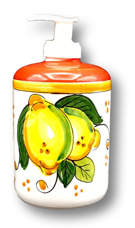 Dosatore sapone mani in ceramica di Vietri