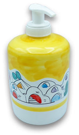 Dosatore sapone mani in ceramica di Vietri