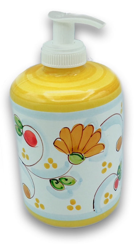 Dosatore sapone mani in ceramica di Vietri