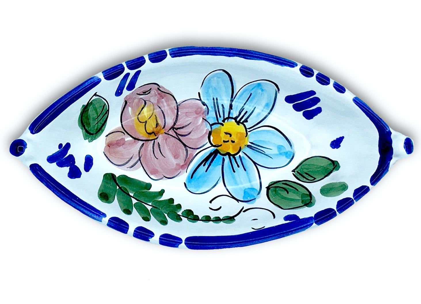 BARCHETTA IN CERAMICA DI VIETRI